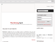 Tablet Screenshot of mahalakshmilogistics.com